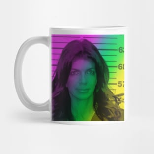 Teresas Rainbow Mugshot - Real Housewives of New Jersey funny stuf Mug